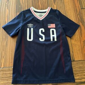 Umbro Kids USA Navy Jersey